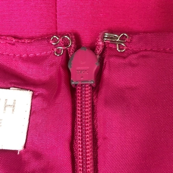 ELISABETH By Liz Claiborne Pink & Black Color Block Scoop Neck Tank Top Size 16P - Picture 3 of 6